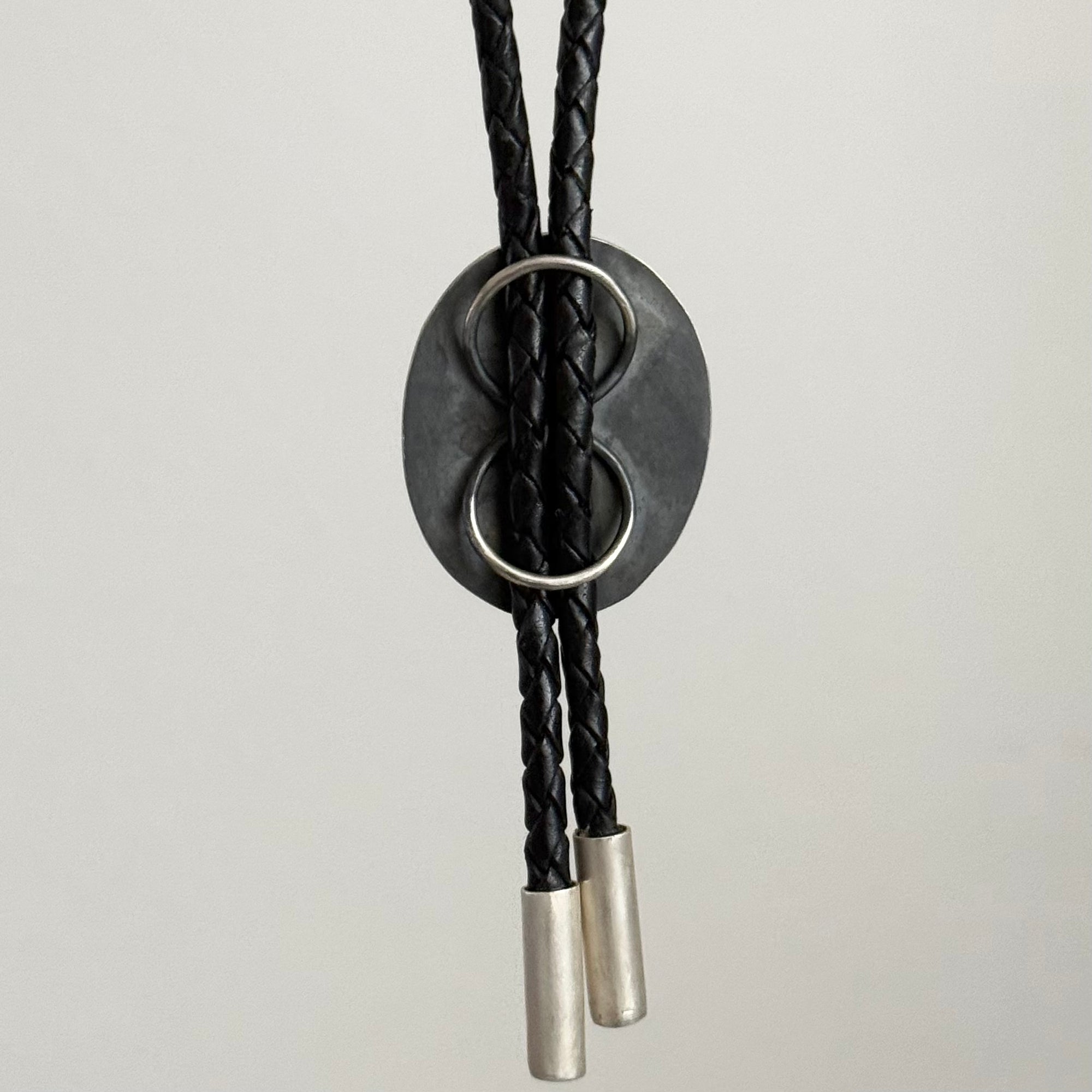 Sheep Spring Agate Leather Bolo