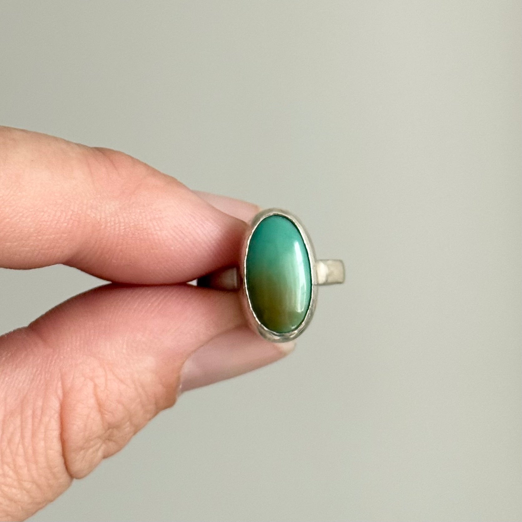 Royston Turquoise Stacker #4 — size 5.25