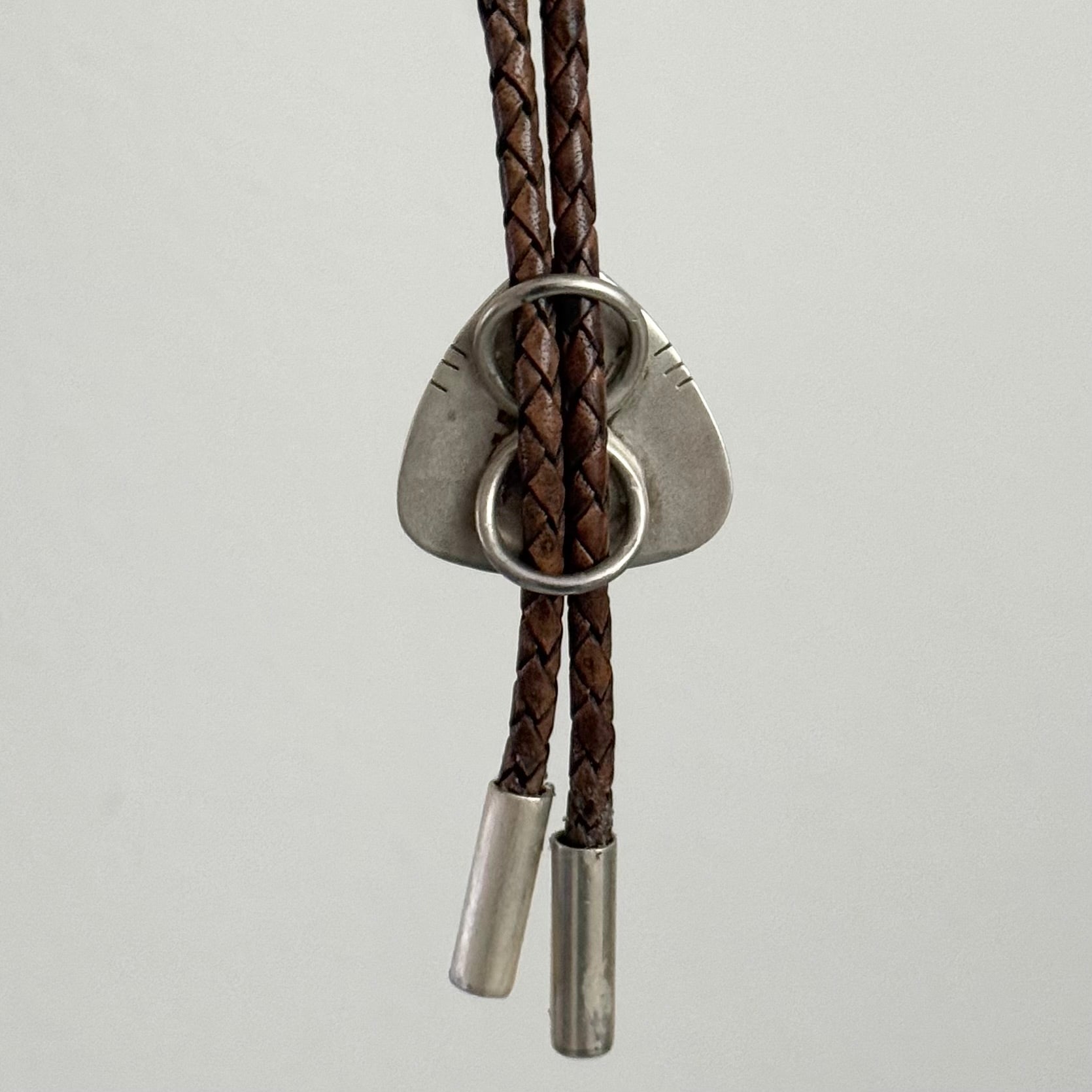 Kingman Turquoise Leather Bolo