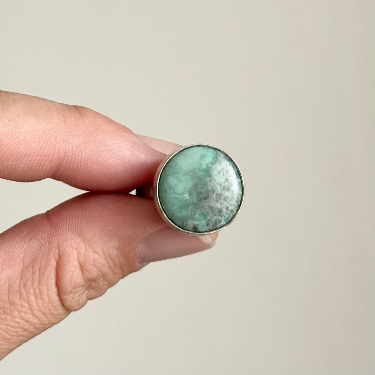 Chrysoprase Stacker - size 8.5